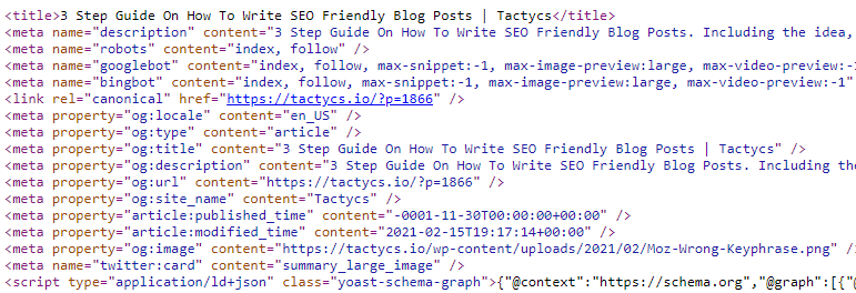 how to write seo friendly blog posts Tactycs